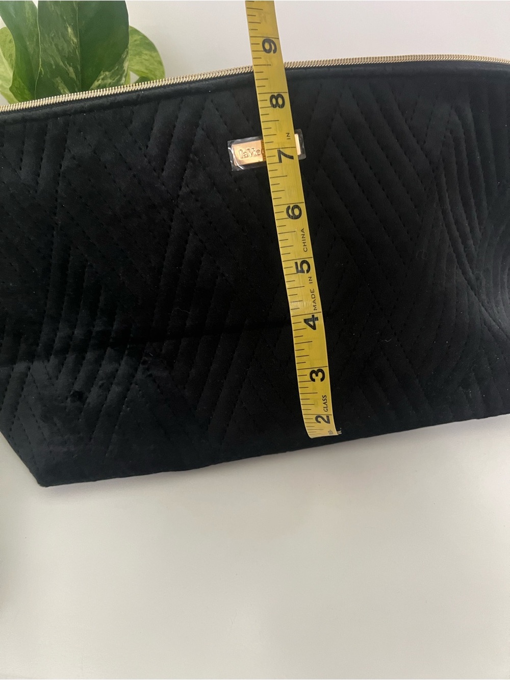 NWT La Vie En Rose Black Velvet Cosmetic Bags - Picture 10 of 15